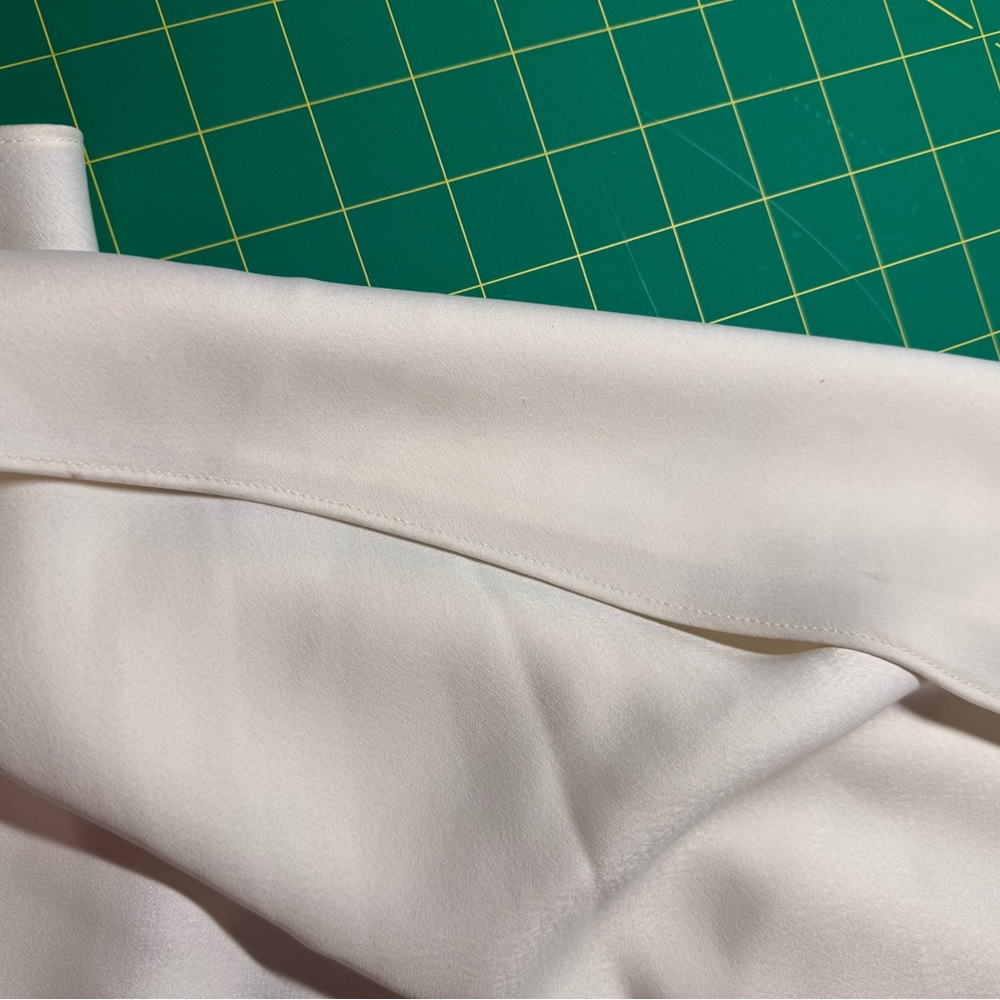 BHLDN Elegant One-Shoulder White Dress - Picture 9 of 12